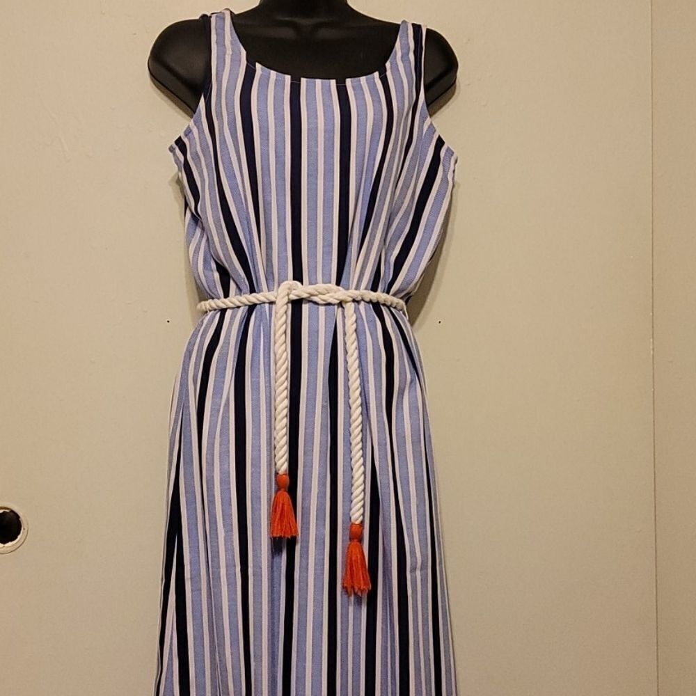 Us polo ass stripped maxi dress size small